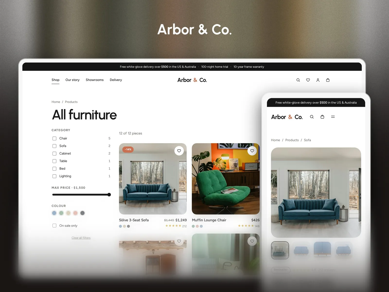 Arbor & Co. — Responsive