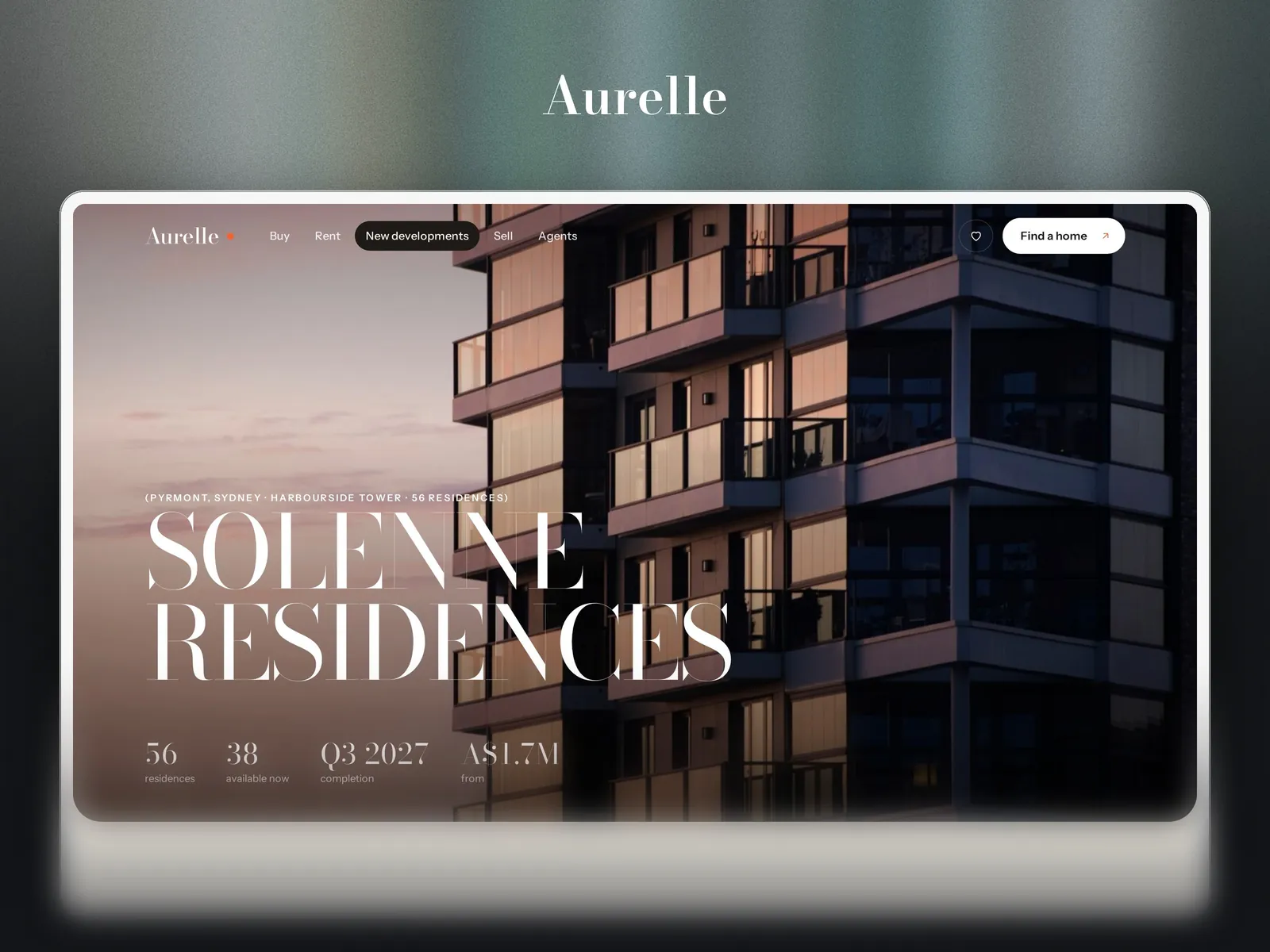 Aurelle Estates — Inner page