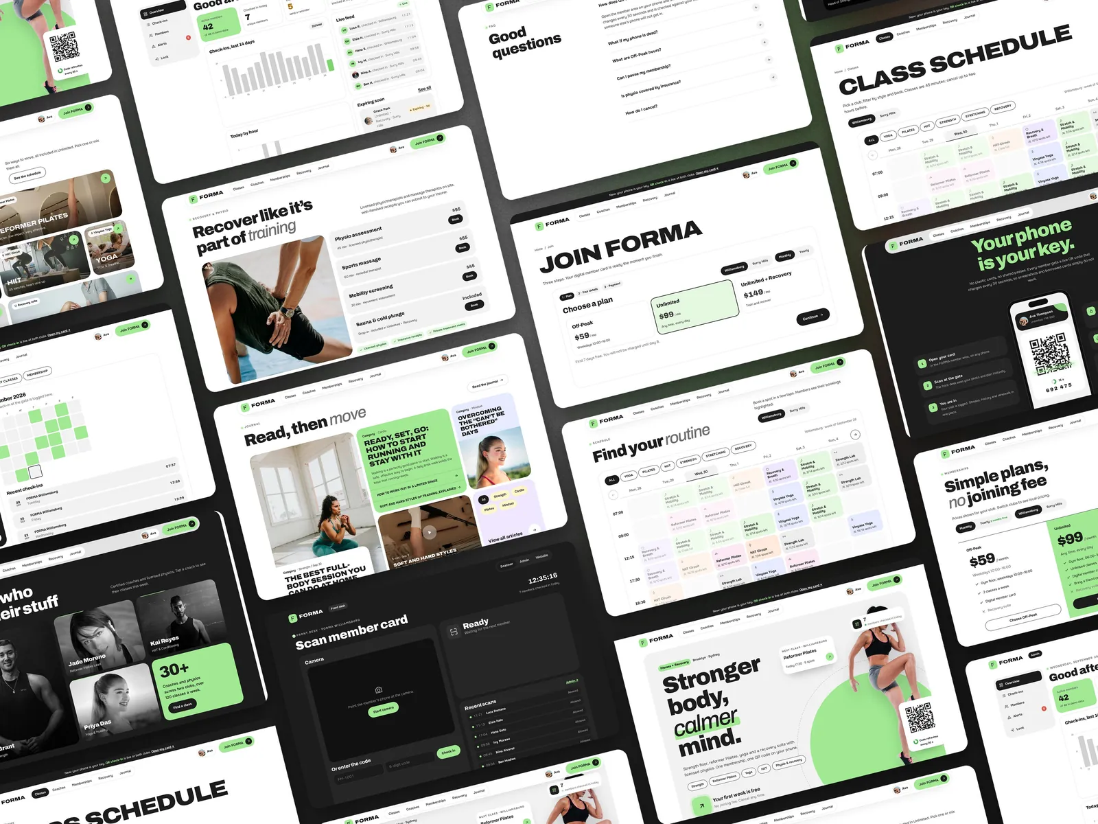 FORMA — All screens