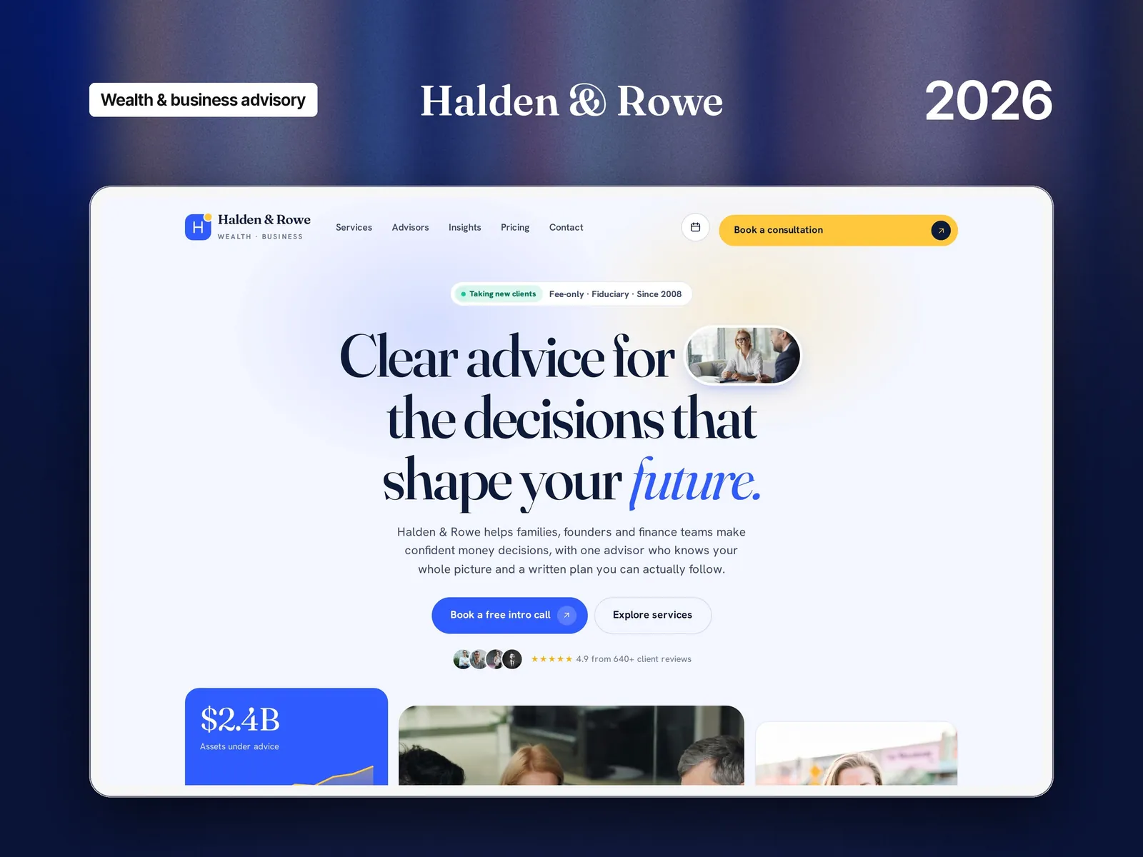 Halden & Rowe — Cover
