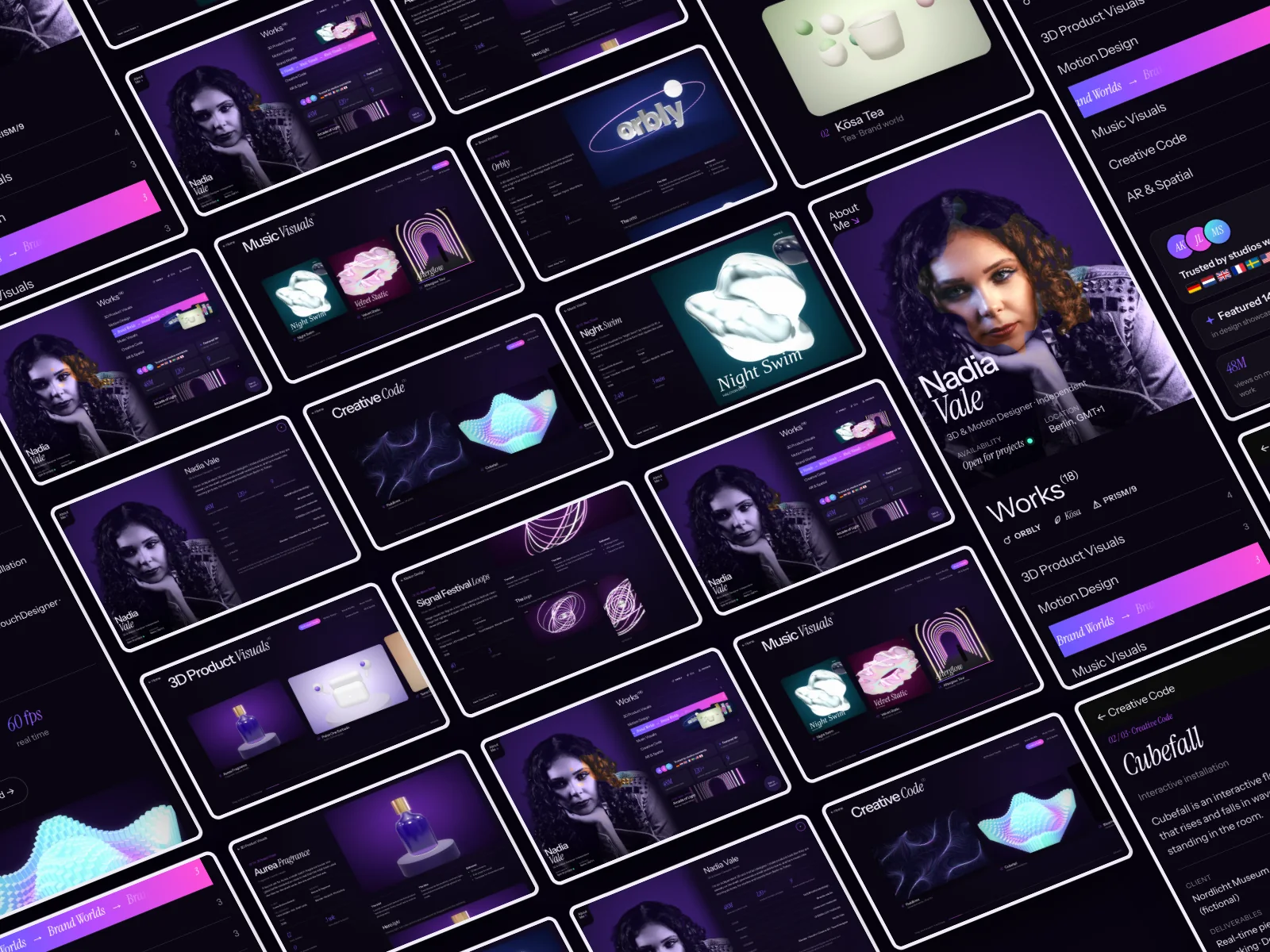 Nadia Vale — All screens