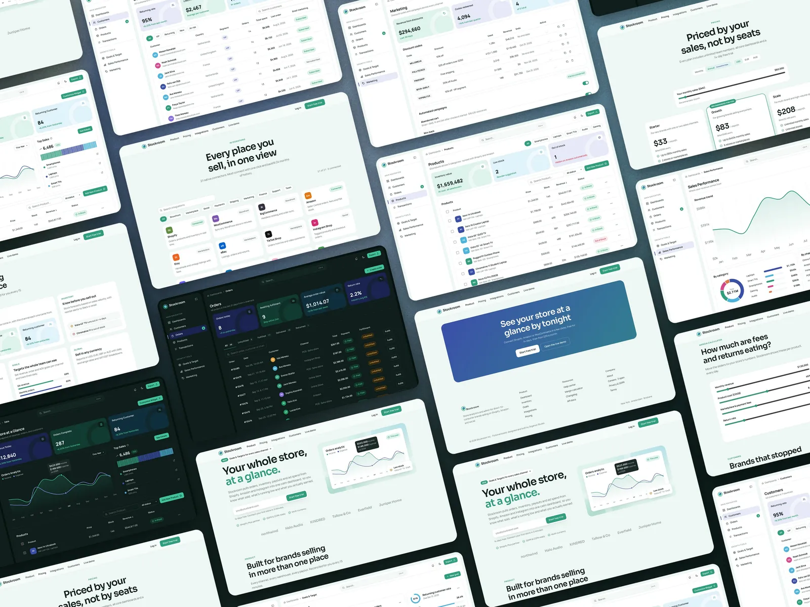 Stockroom — All screens