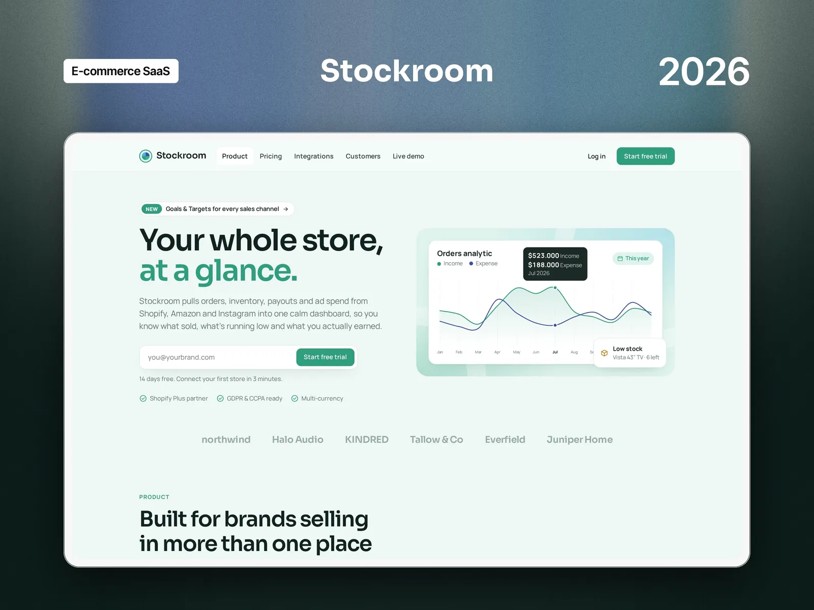 Stockroom — Cover