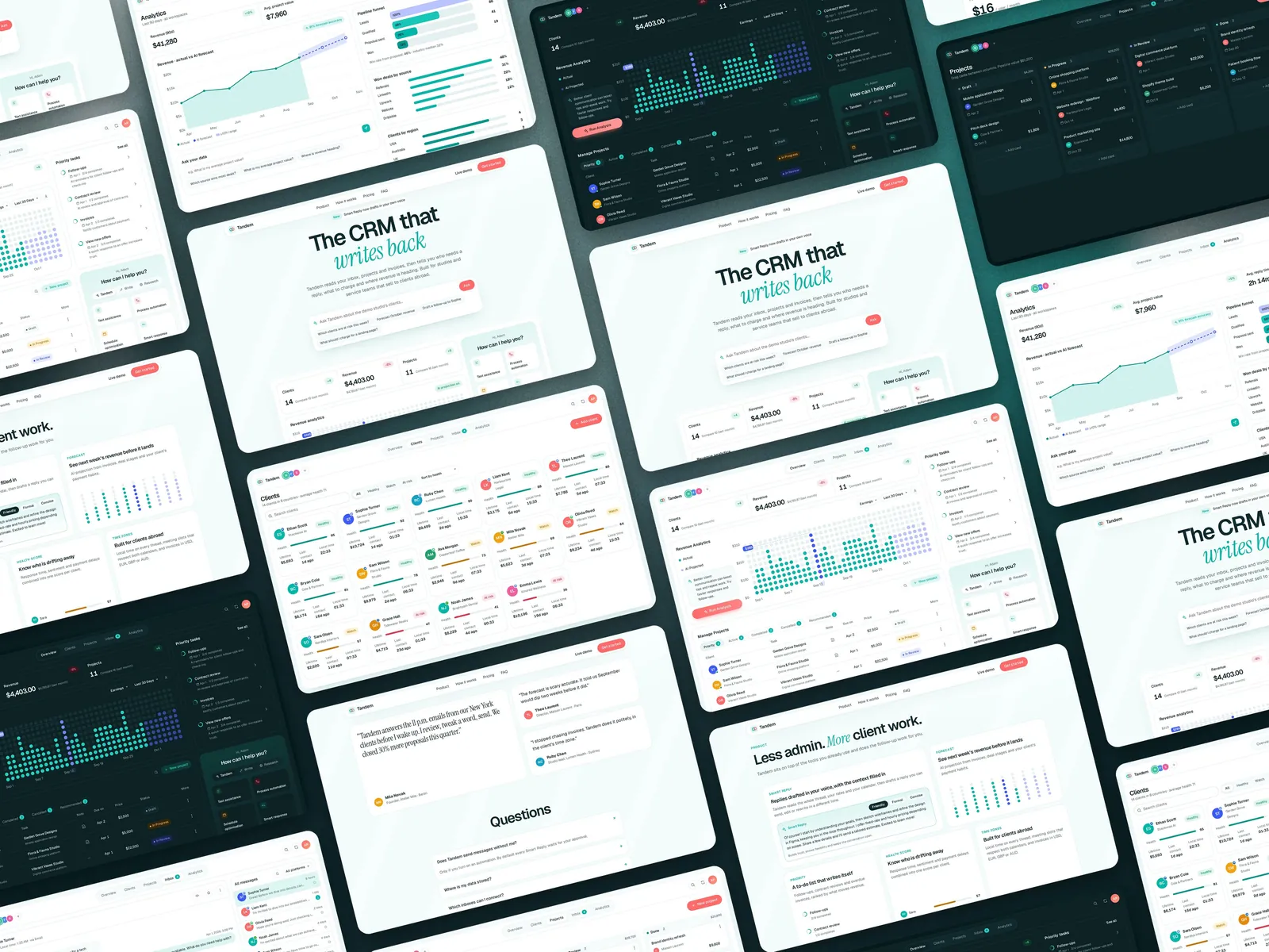 Tandem — All screens