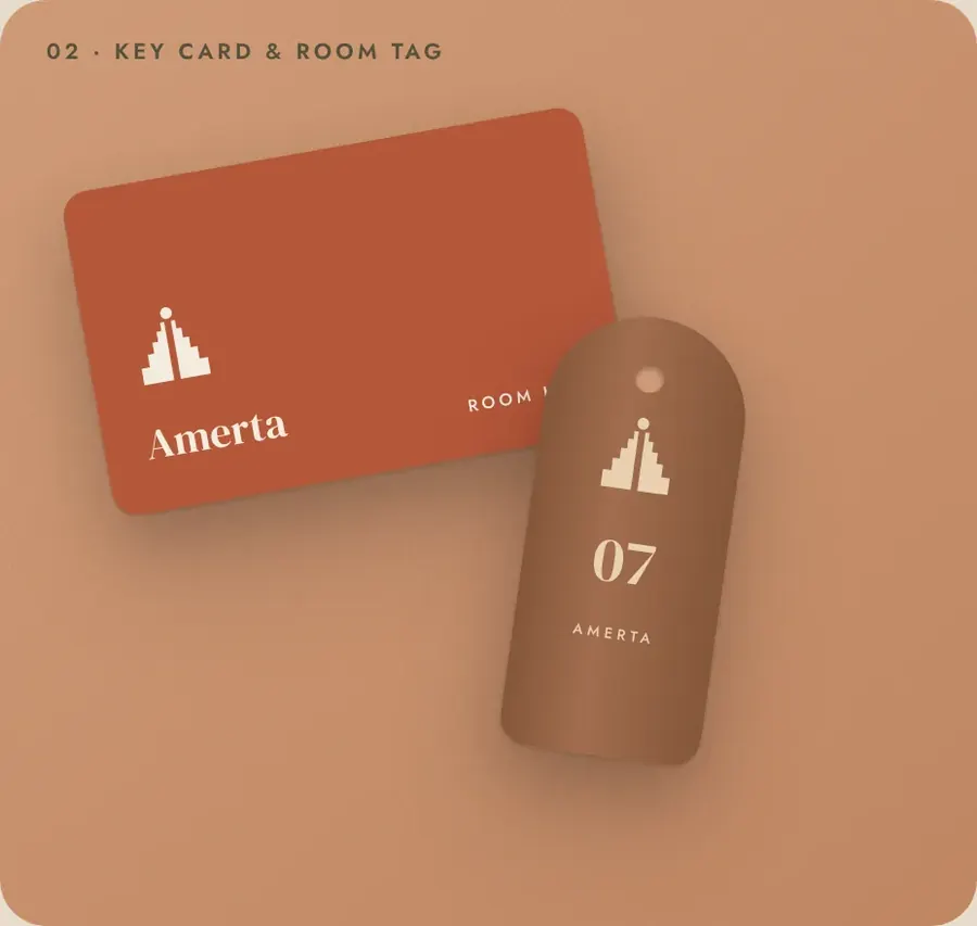 Key card & room tag