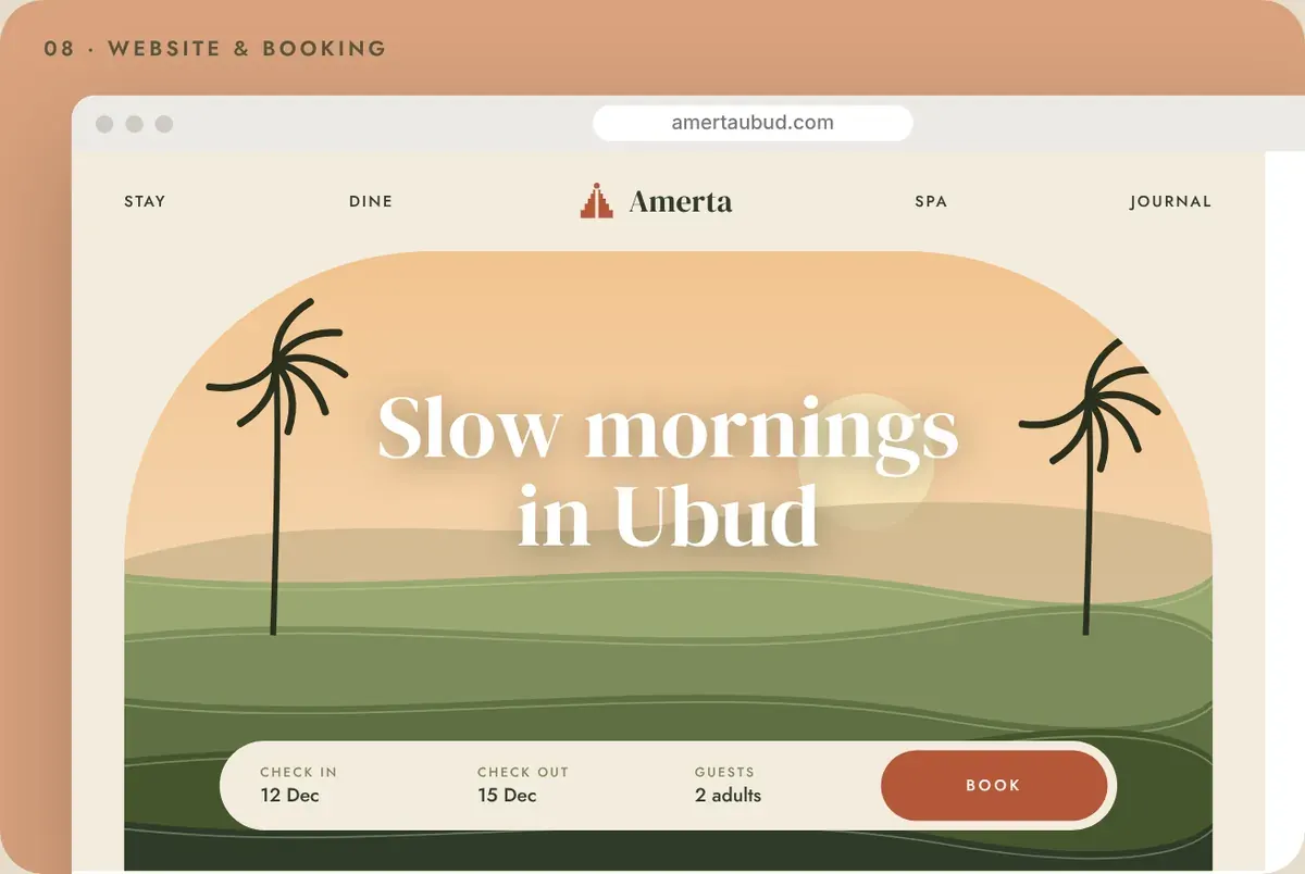 Amerta Ubud website