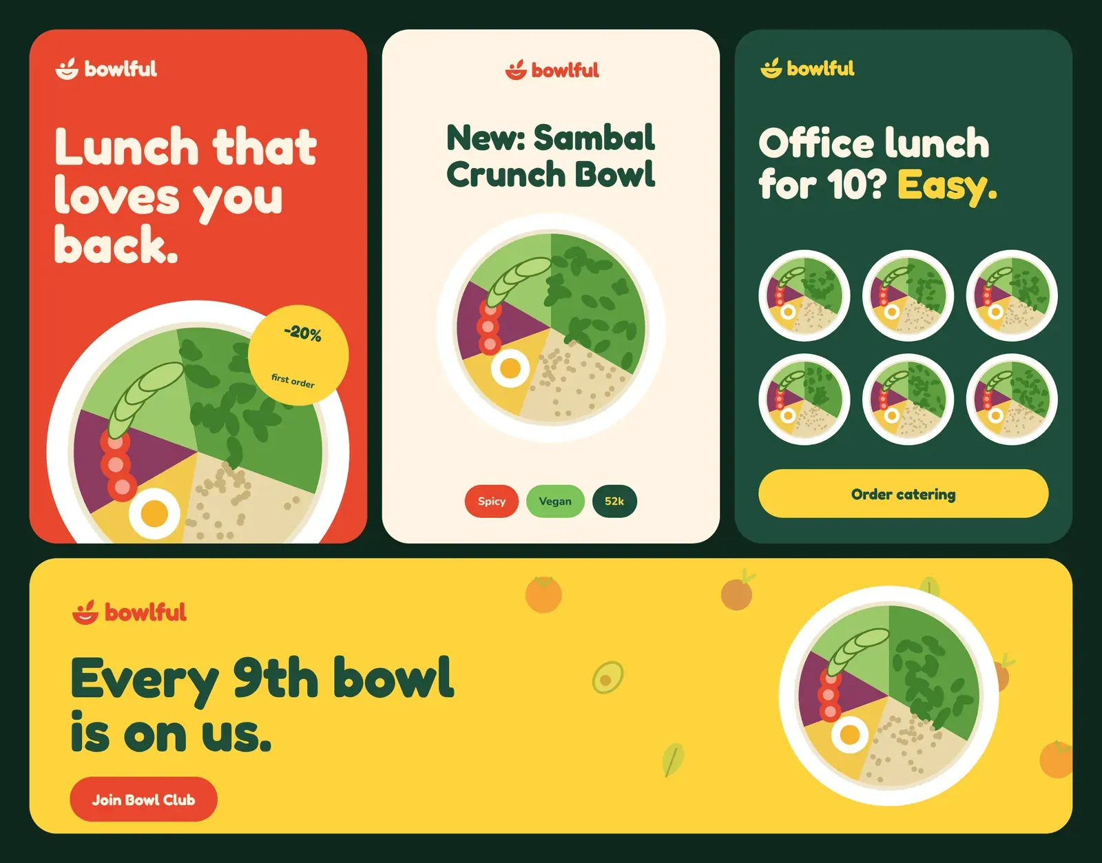 Bowlful ad creatives