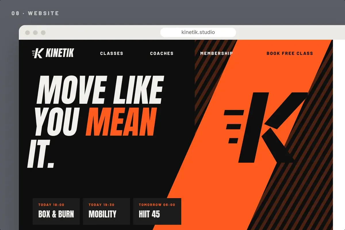 Kinetik Studio website