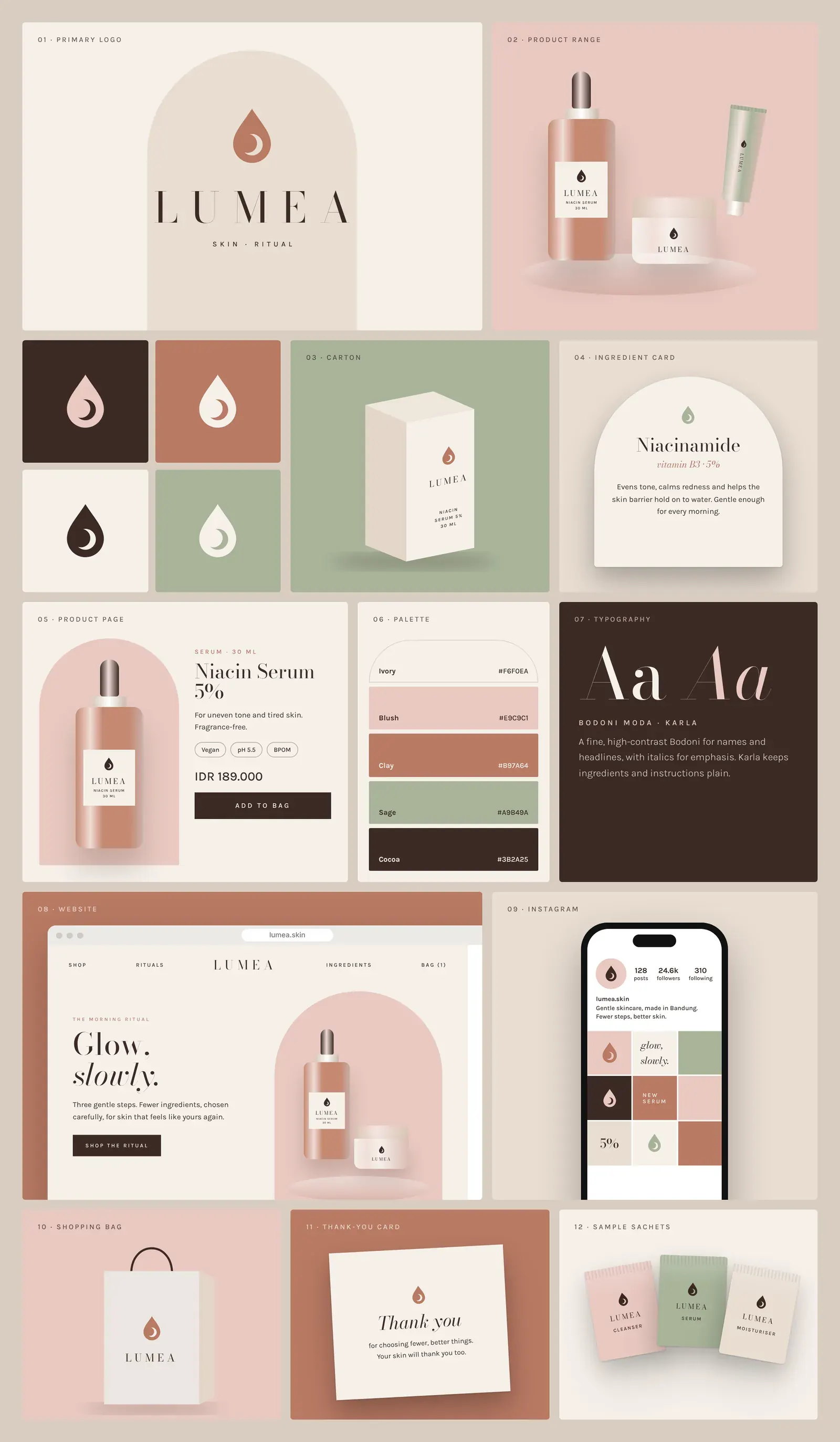 Lumea brand board