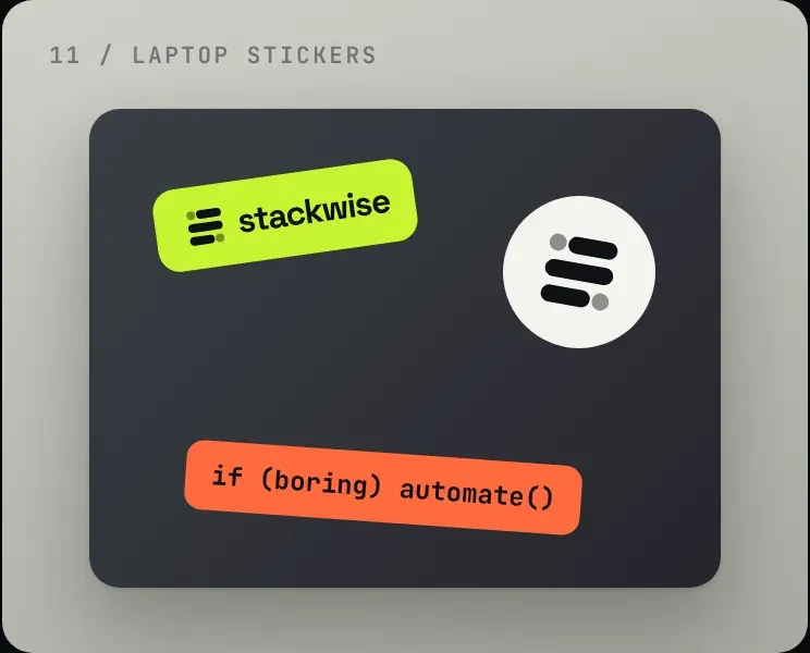 Laptop stickers